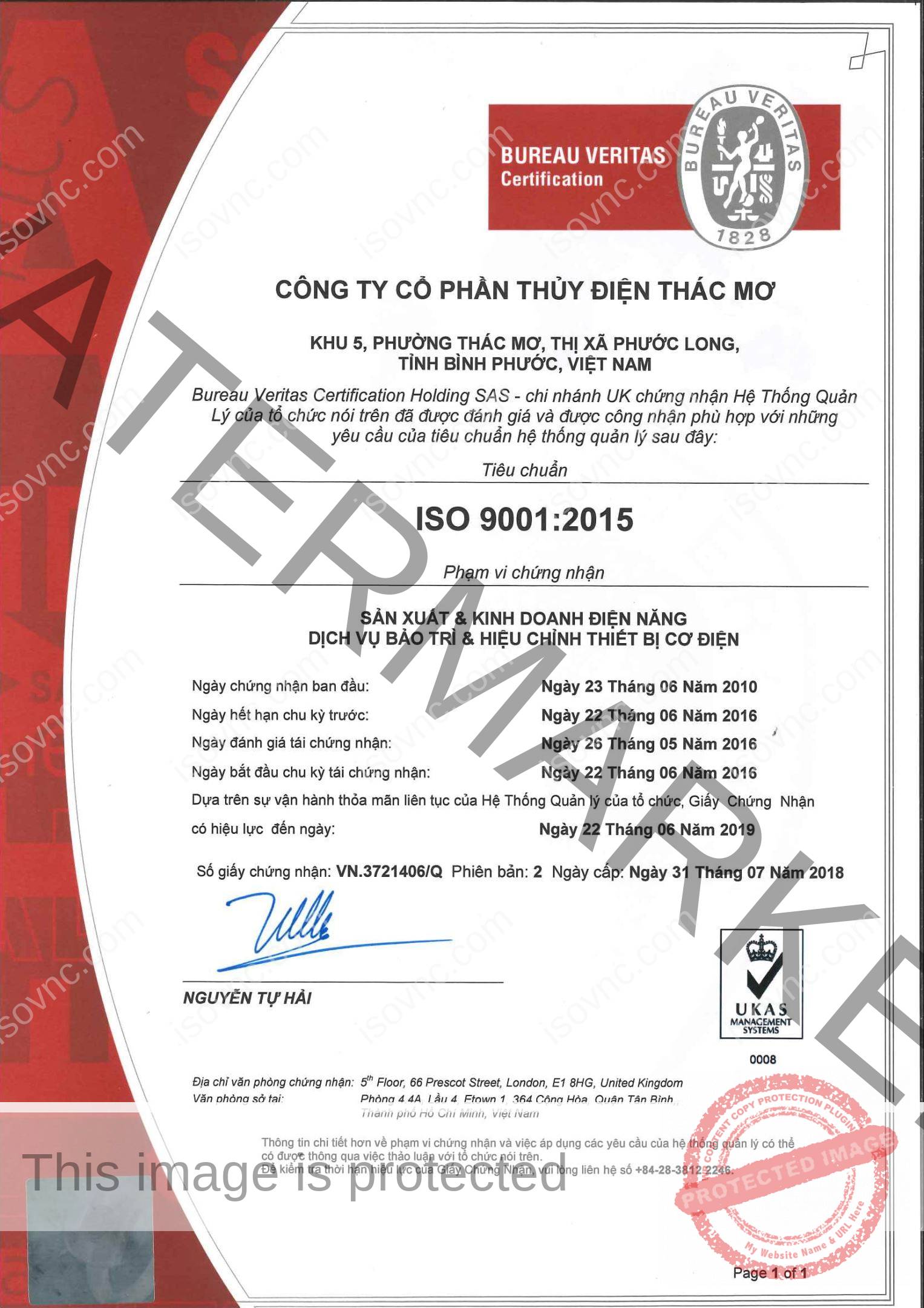 Chứng nhận ISO 9001 3